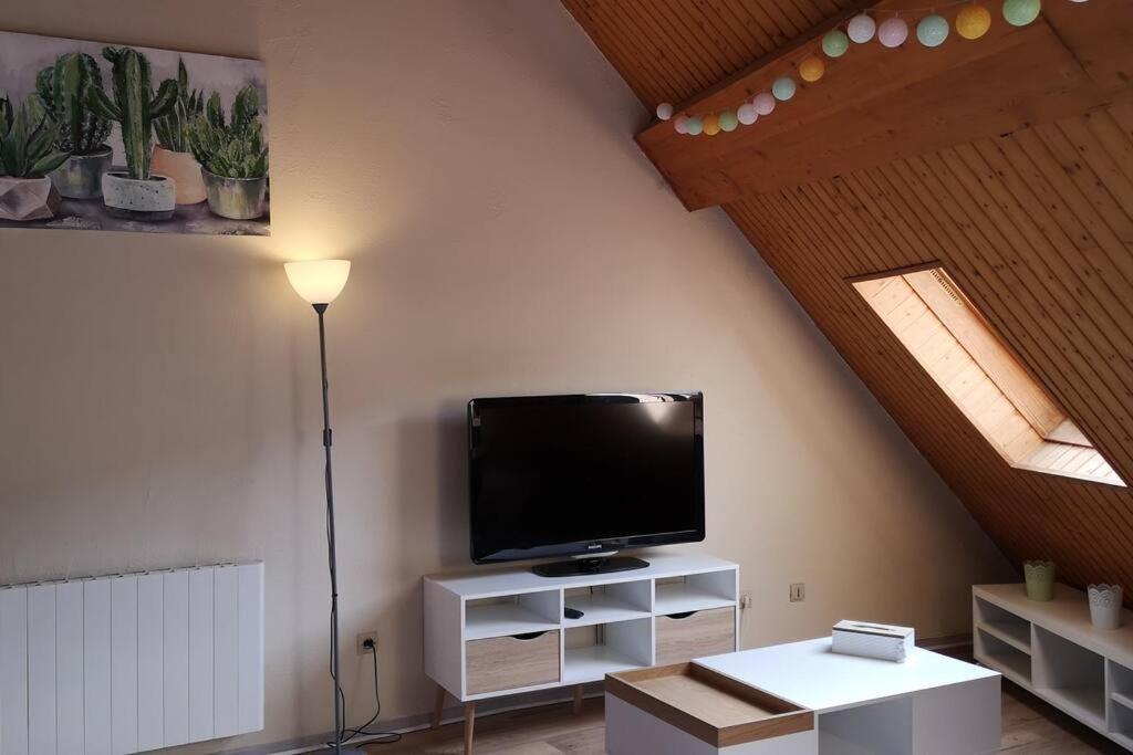 Duplex Au Centre Ville, Dans Cour Interieure Calme Dole Bagian luar foto